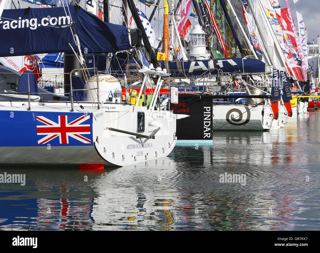 Vela - Vendee Global Yacht Race preparazioni - Les Sables d'Olonne Foto Stock