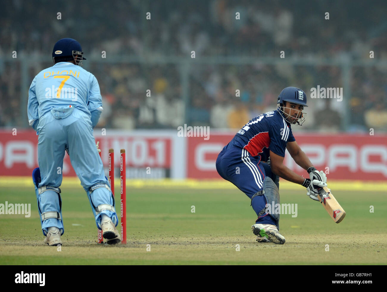 Cricket - Terza Giornata Internazionale - India v Inghilterra - Green Park Stadium - Kanpur Foto Stock