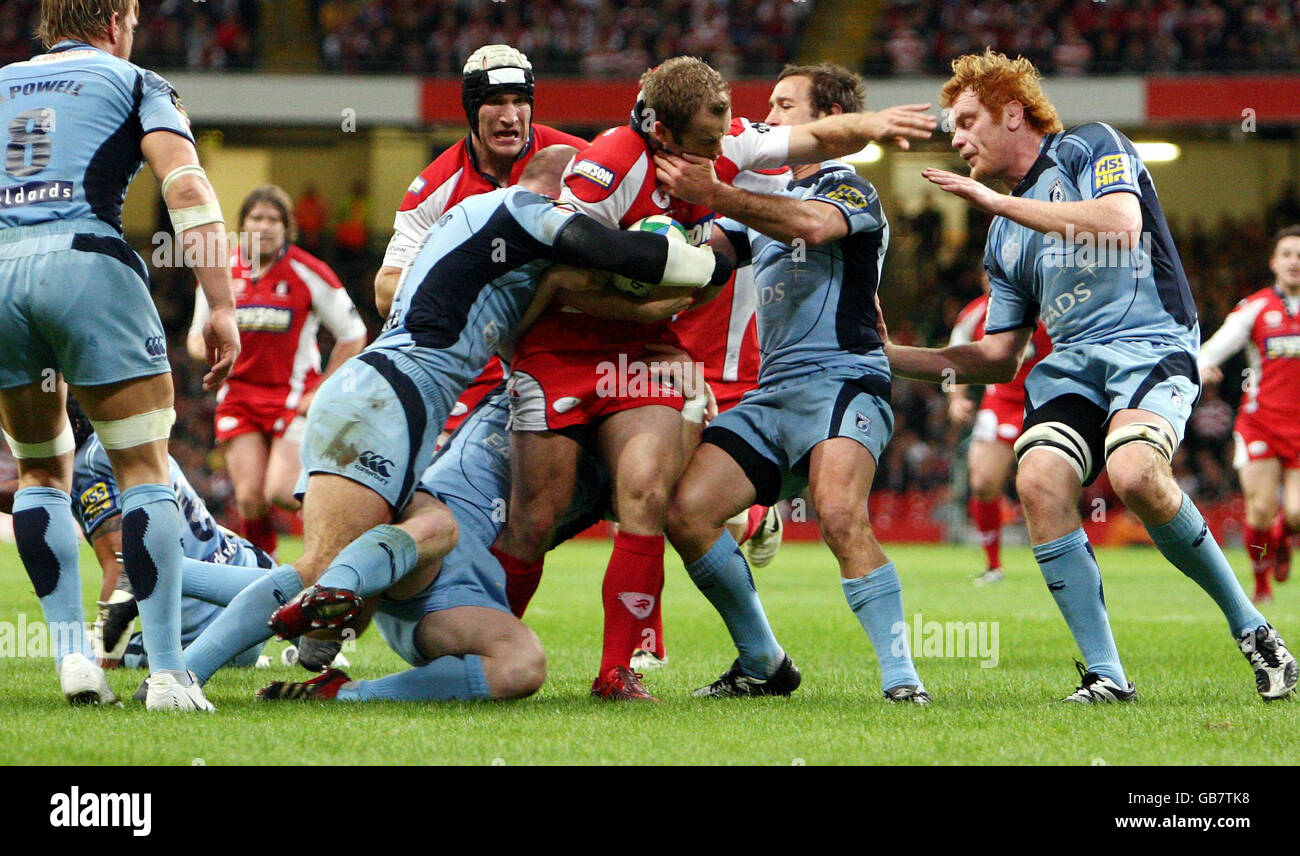 Il Rugby - Heineken Cup - Cardiff Blues v Gloucester Rugby - Millennium Stadium Foto Stock