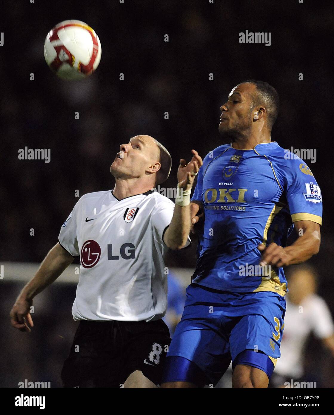 Calcio - Barclays Premier League - Portsmouth v Fulham - Fratton Park Foto Stock