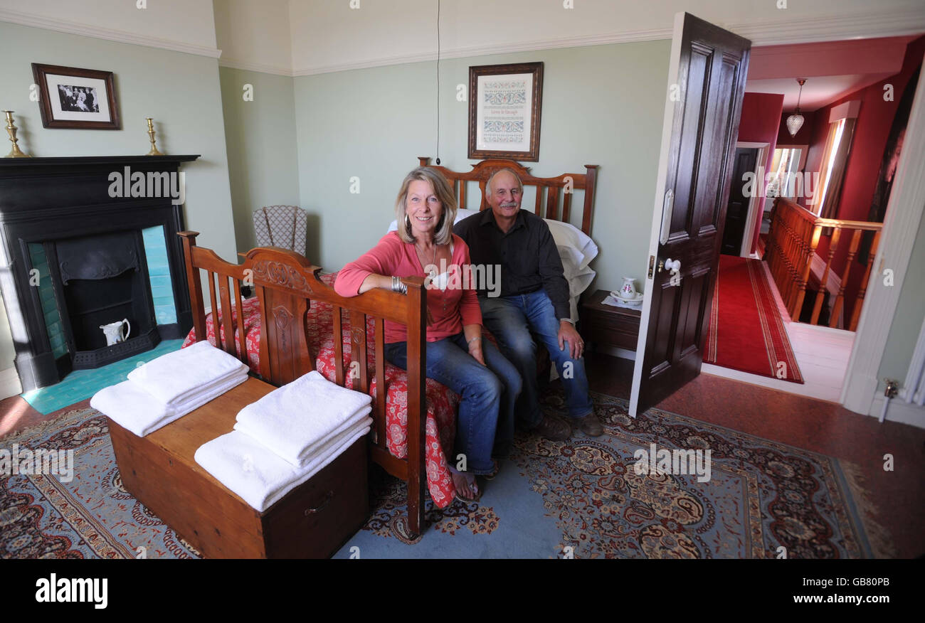 Dylan Thomas' home apre al pubblico Foto Stock