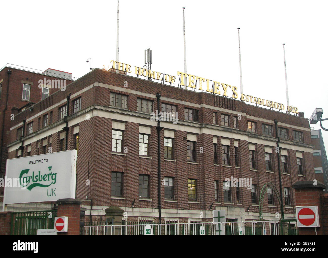La storica birreria Carlsberg di Leeds, che si chiude con la perdita di 170 posti di lavoro. Foto Stock