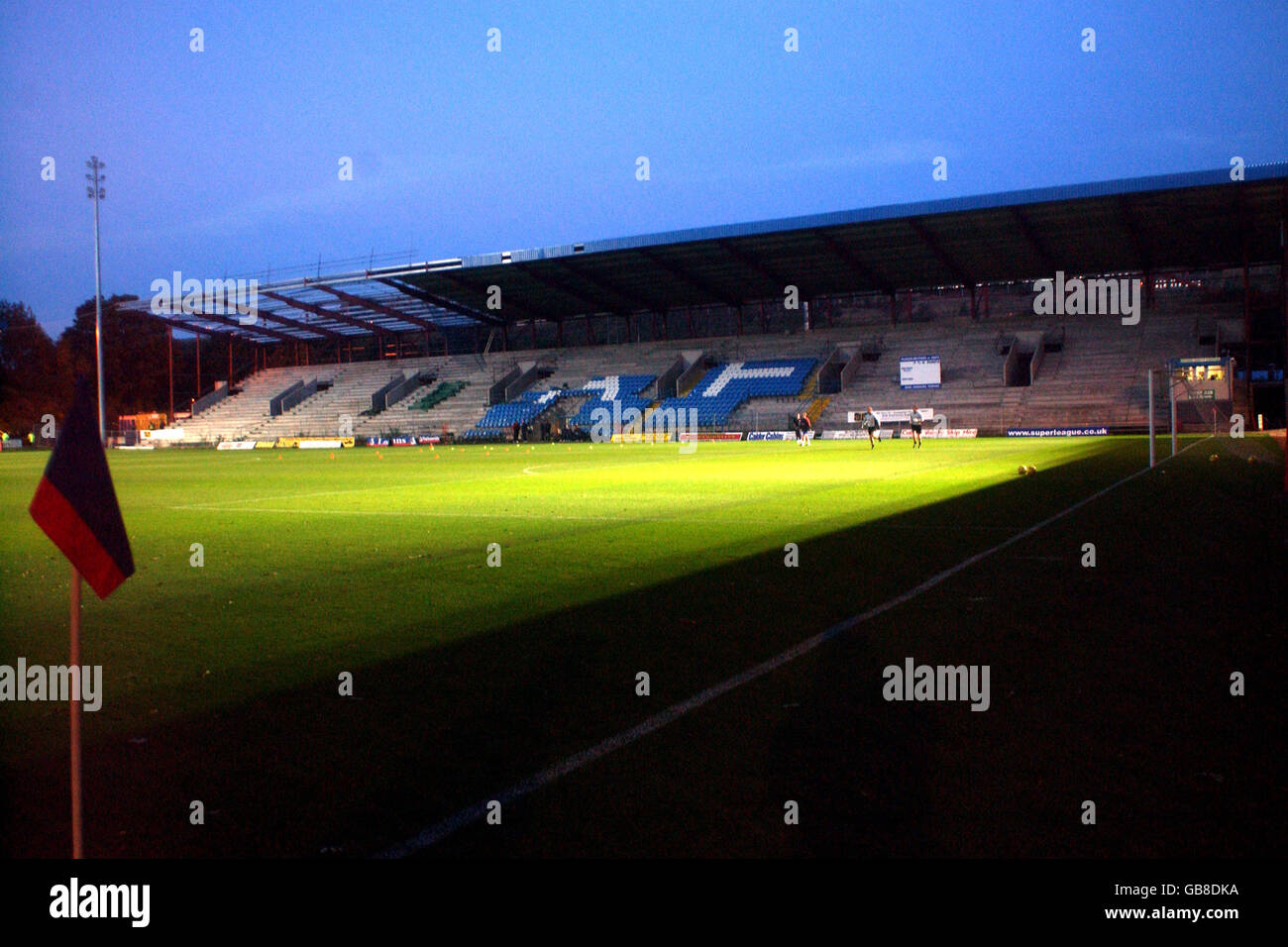 Calcio - Conferenza Nazionale - Halifax Town / Accrington Stanley. Lo Shay Stadium, sede della città di Halifax Foto Stock