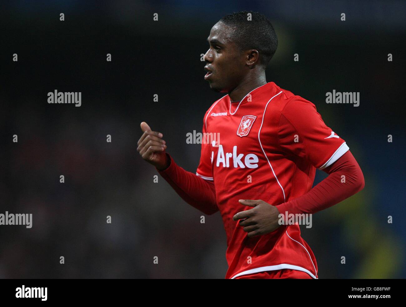 Calcio - Coppa UEFA - Gruppo A - Manchester City v FC Twente - City of Manchester Stadium. Edson Braafheid, FC Twente Foto Stock