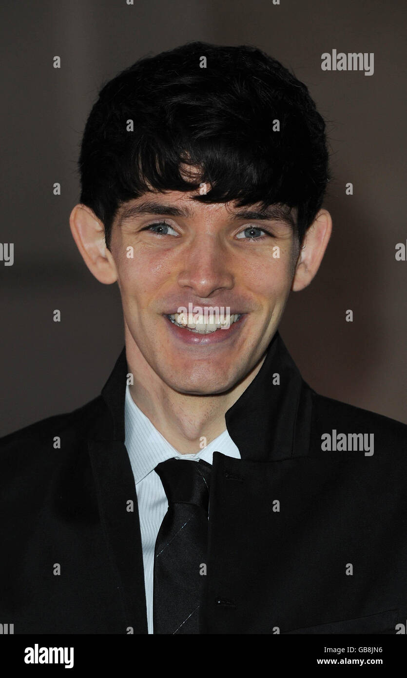 Colin Morgan arriva al Variety Club Showbiz Awards 2008, al Grosvenor House Hotel di Londra. Foto Stock