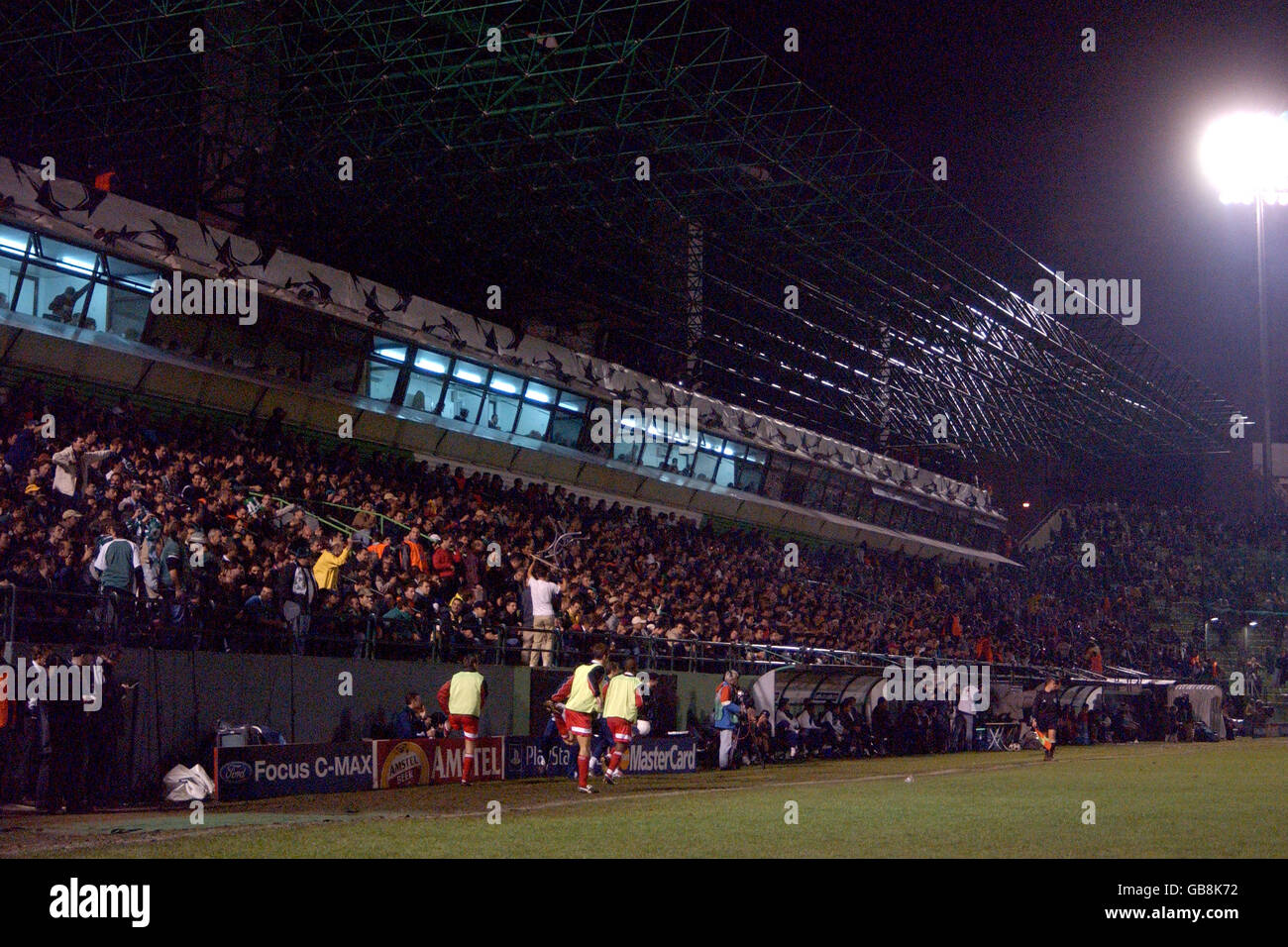 Calcio - UEFA Champions League - Gruppo e - Panathinaikos v VFB Stuttgart. Apostolos Nikolaidis, casa di Panathinaikos Foto Stock