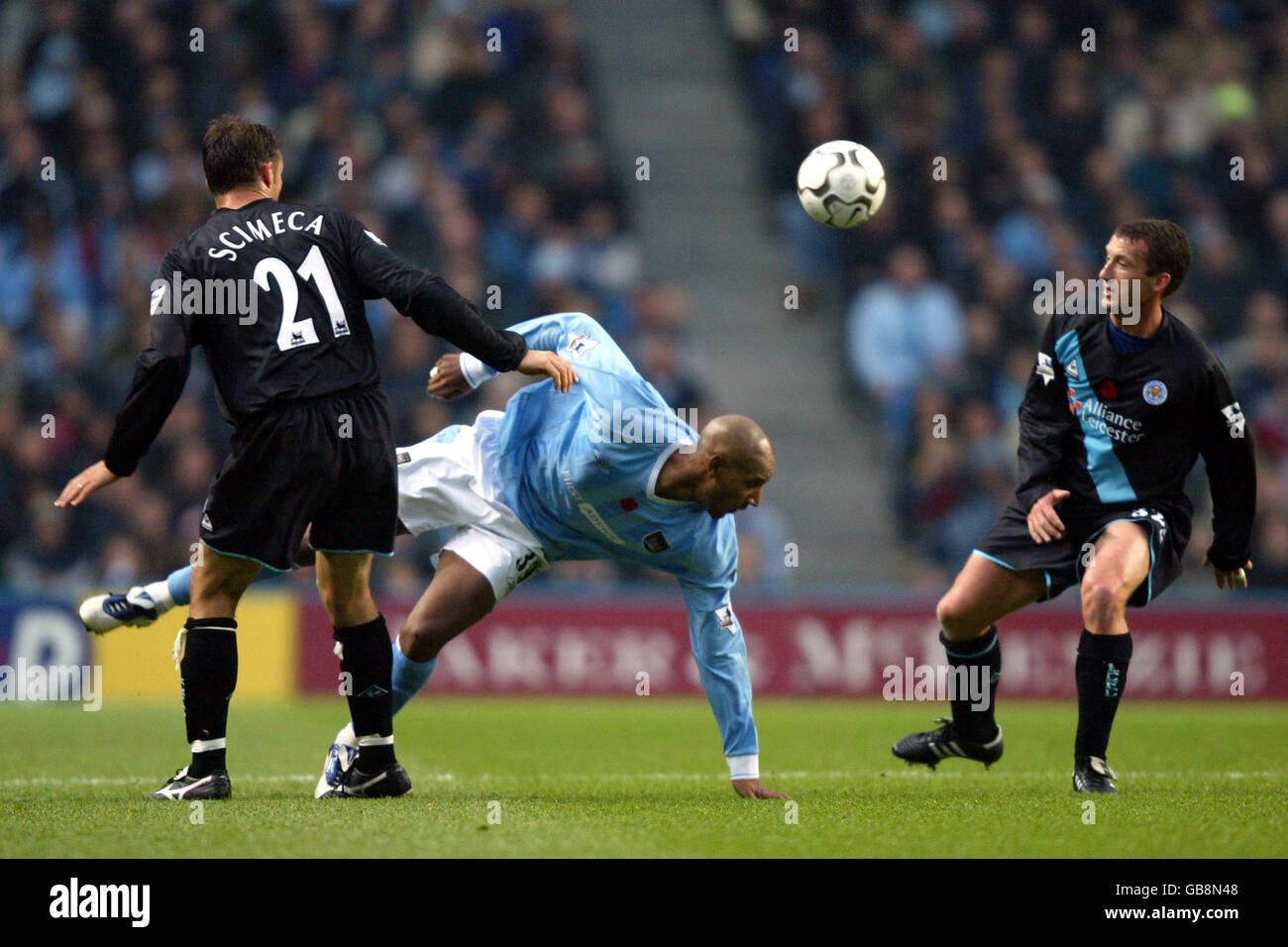 Calcio - Barclaycard FA Premiership - Manchester City v Leicester City Foto Stock