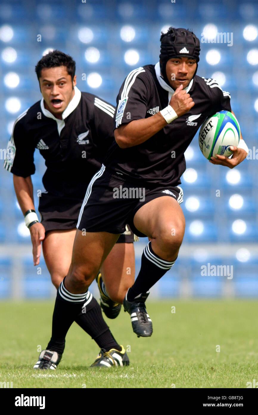 Rugby Union - Under 21 Coppa del mondo 2003 - Semifinale - Sudafrica / Nuova Zelanda. Tusi Pisu, Nuova Zelanda Foto Stock