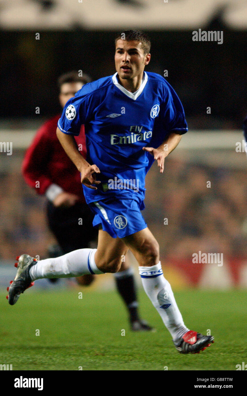 Calcio - UEFA Champions League - Gruppo G - Chelsea v Lazio. Adrian Mutu, Chelsea Foto Stock