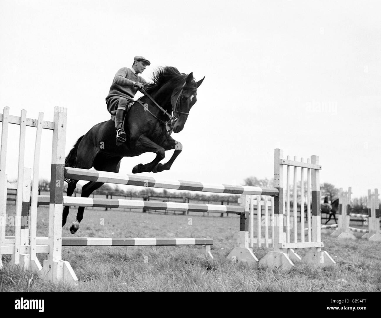 Equestre - European Horse Trials. Major Laurence Rook su Starlight Foto Stock