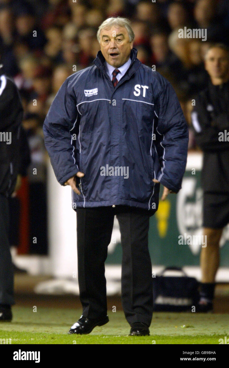 Calcio - Nationwide League Division uno - Sheffield United contro Burnley. Stan Ternent, direttore di Burnley Foto Stock