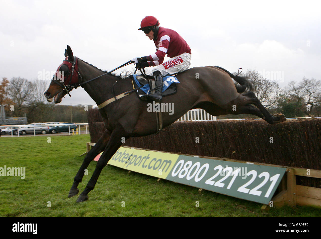 Horse Racing - Wetherby Racecourse Foto Stock