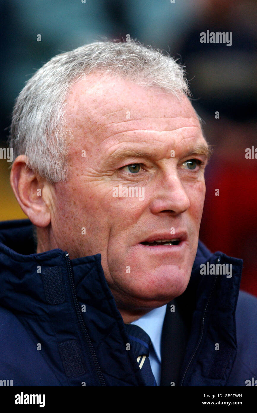 Calcio - fa Barclaycard Premiership - Charlton Athletic / Leeds United. Eddie Grey, custode di Leeds United Foto Stock