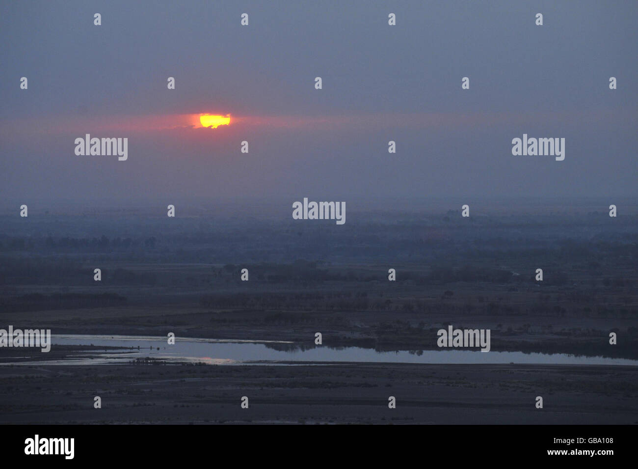 Welsh Cavalry in Afghanistan Foto Stock