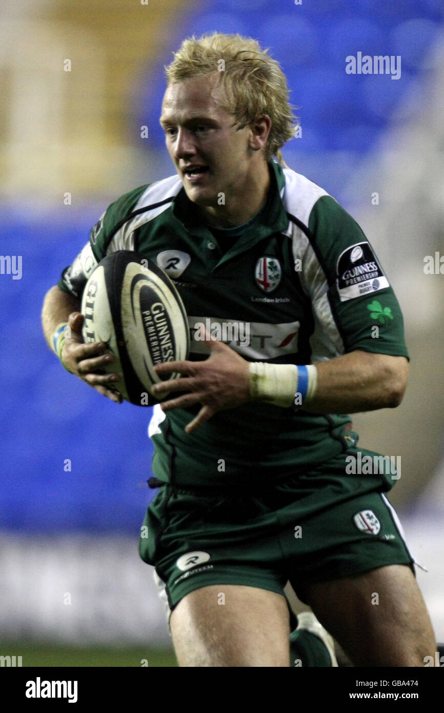 Rugby Union - Guinness Premiership - London Irish contro Saracens - Madejski Stadium. Shane Geraghty, Londra irlandese Foto Stock