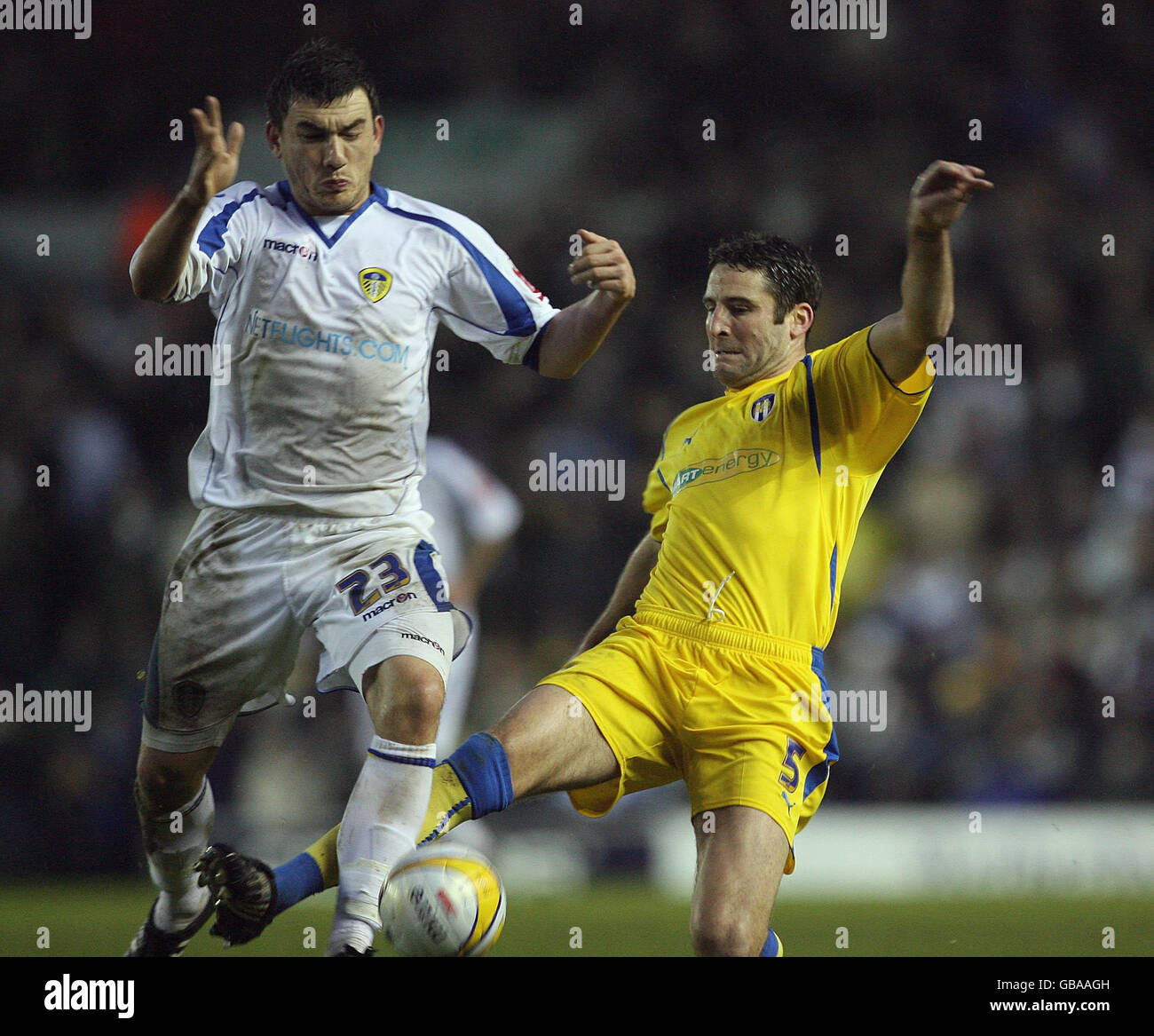 Calcio - Coca Cola Football League One - Leeds United v Colchester United - Elland Road Foto Stock