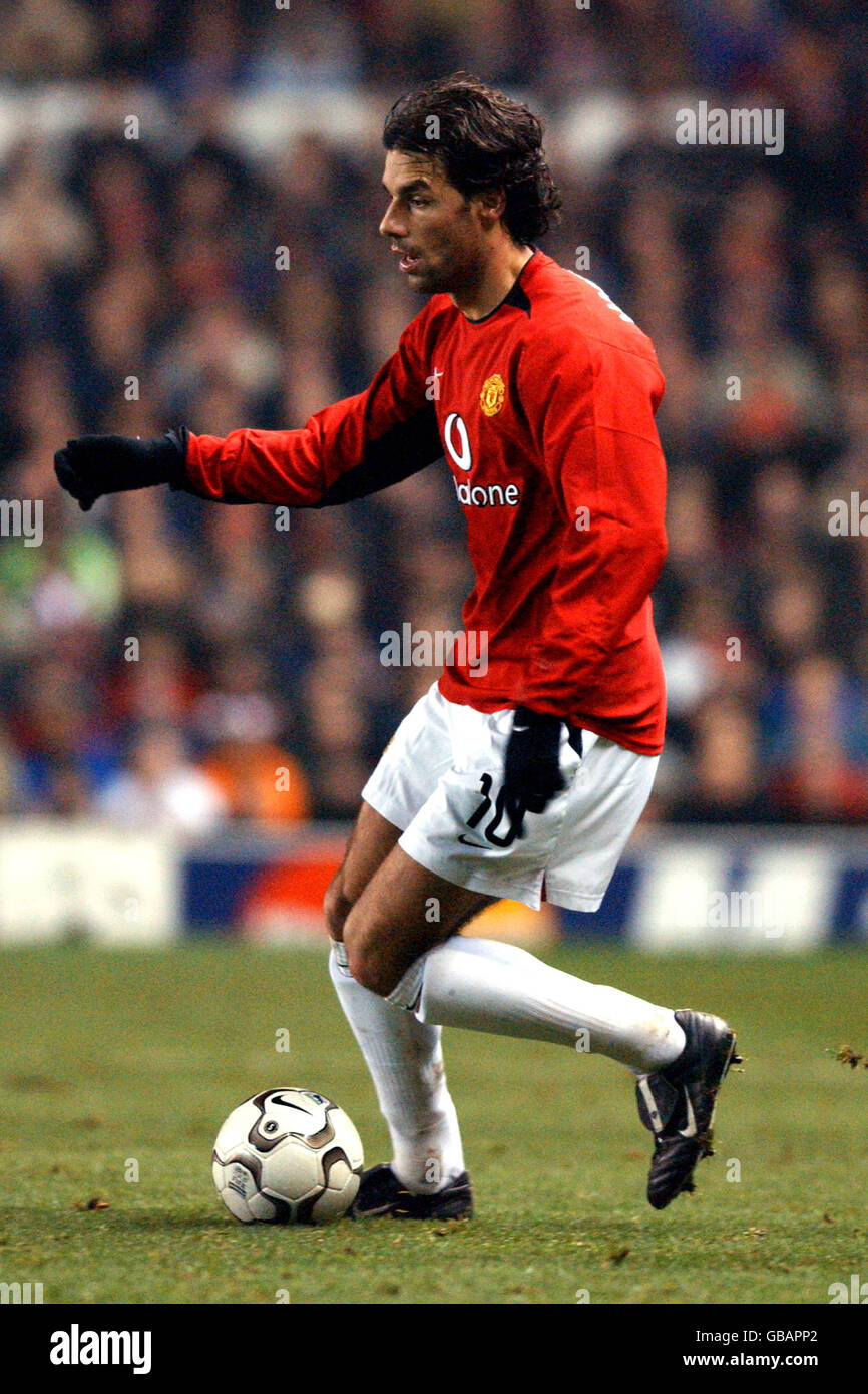 Calcio - UEFA Champions League - Gruppo e - Manchester United contro VFB Stuttgart. Ruud van Nistelrooy, Manchester United Foto Stock