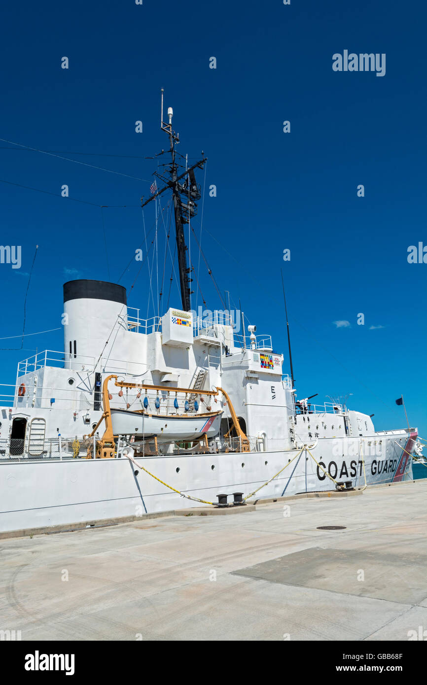 Florida, Key West, US Coast Guiard taglierina, USCGC Ingham Memorial Museum, servita 1936-1988 Foto Stock