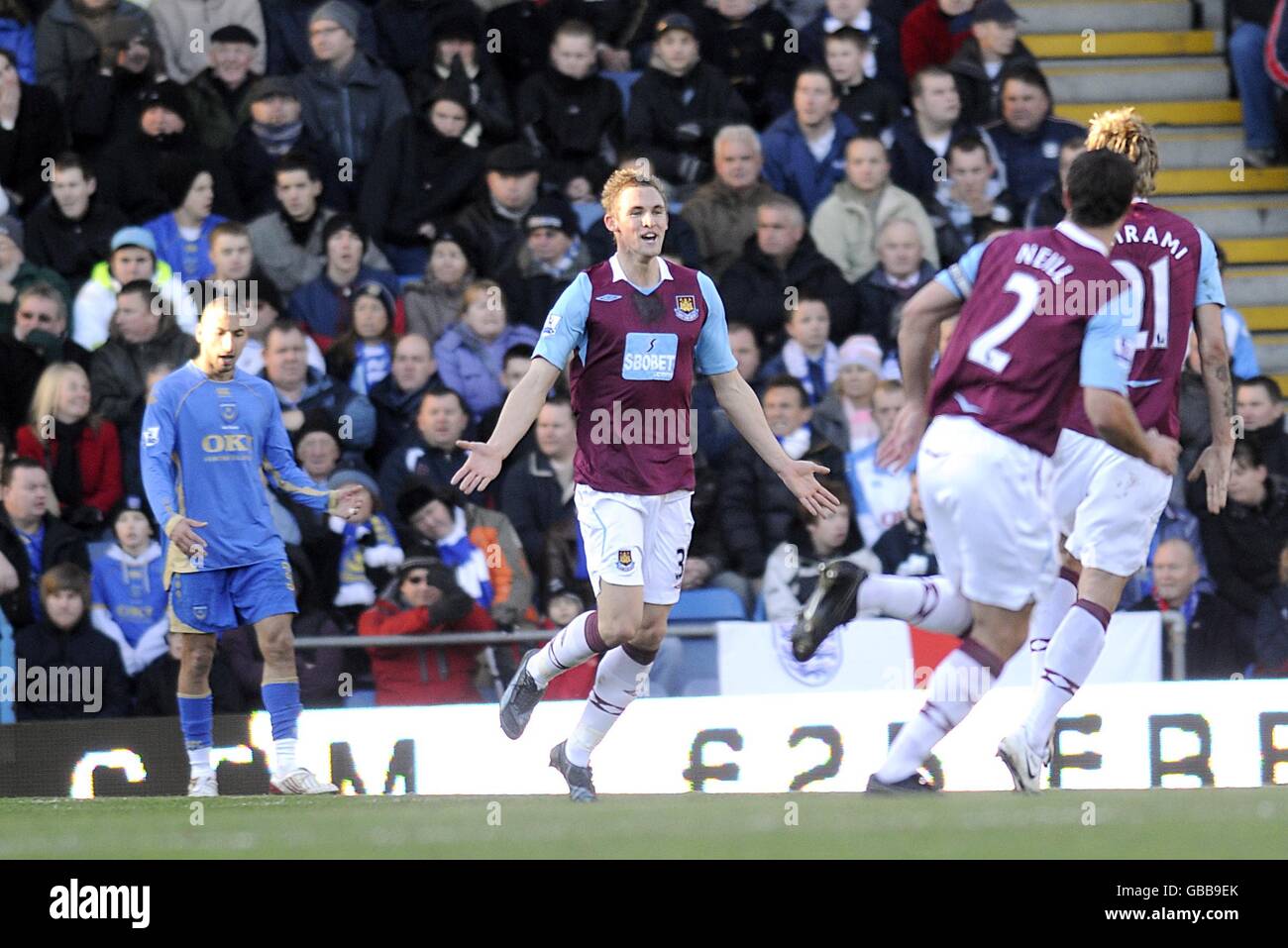 Calcio - Barclays Premier League - Portsmouth v West Ham United - Fratton Park Foto Stock