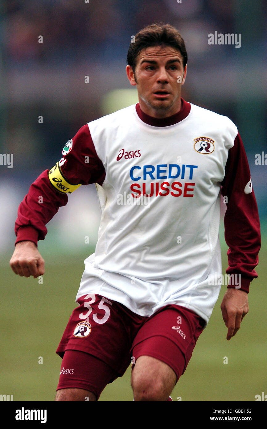 Calcio - Serie Italiana A - AC Milano / Reggina. Francesco Cozza, Reggina  Foto stock - Alamy