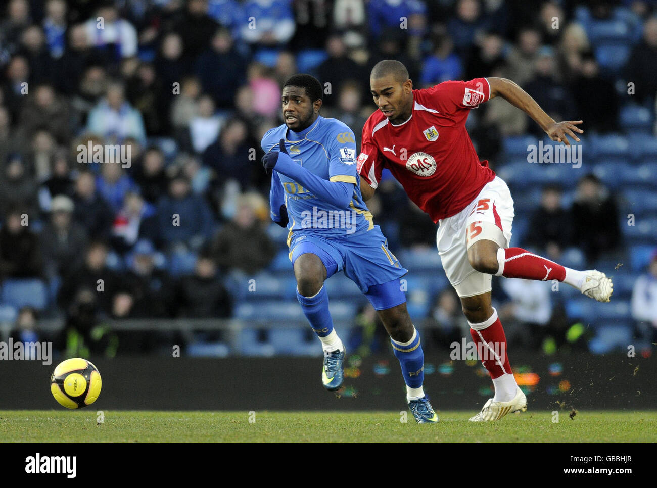 Calcio - FA Cup - Terzo Round - Portsmouth v Bristol City - Fratton Park Foto Stock