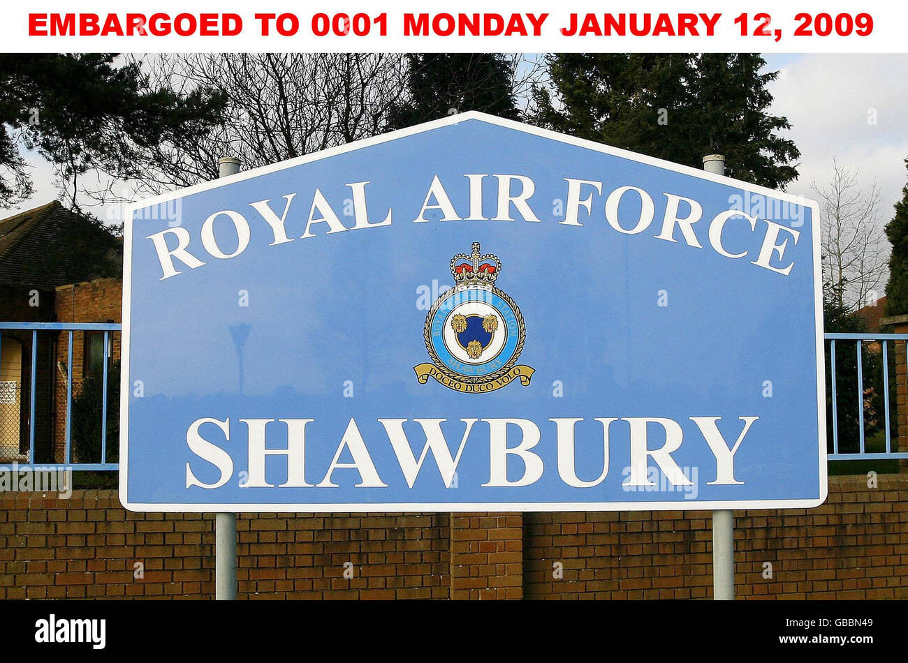RAF Shawbury Foto Stock