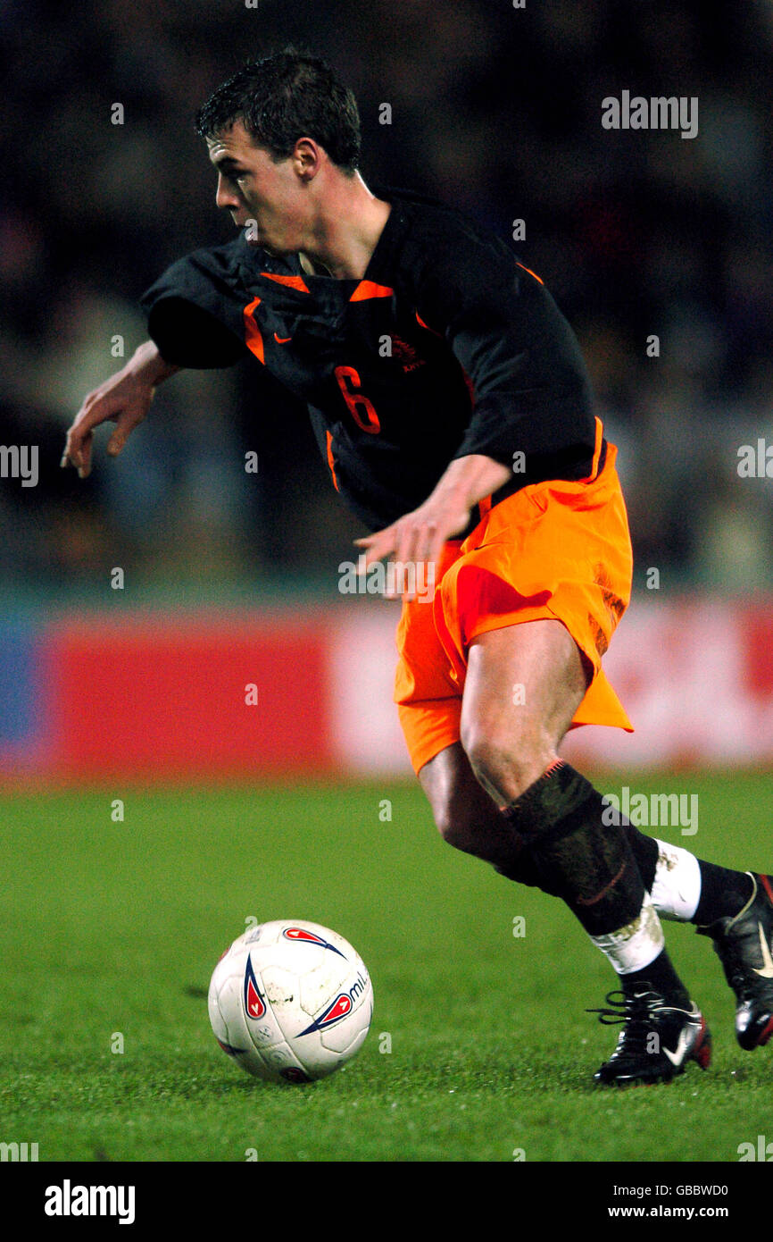 Calcio - Under 21 International friendly - Inghilterra / Olanda. Nick Hofs, Olanda Foto Stock