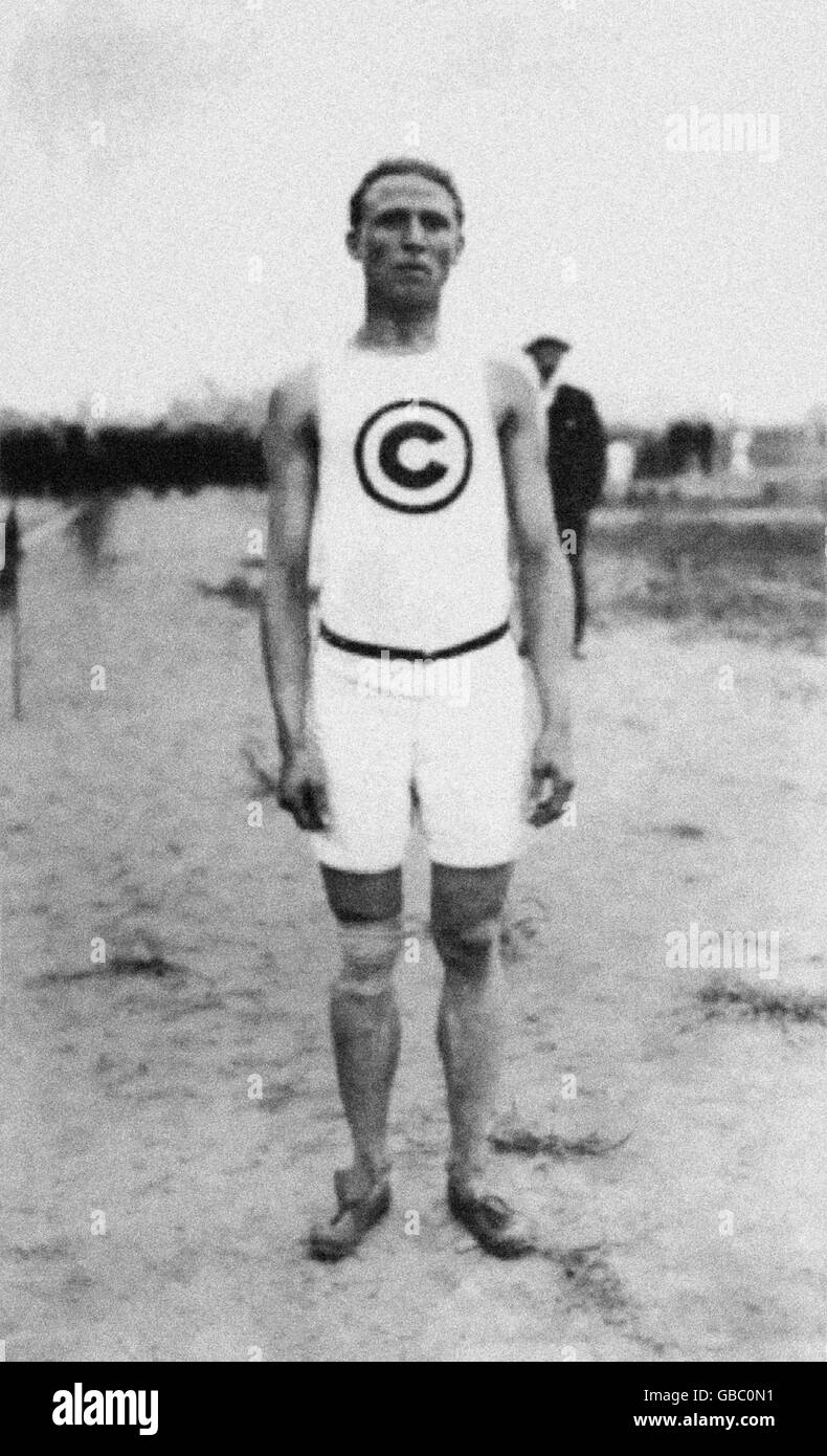 James Lightbody, USA, medaglia d'oro a 800 m e 1500 m. Foto Stock