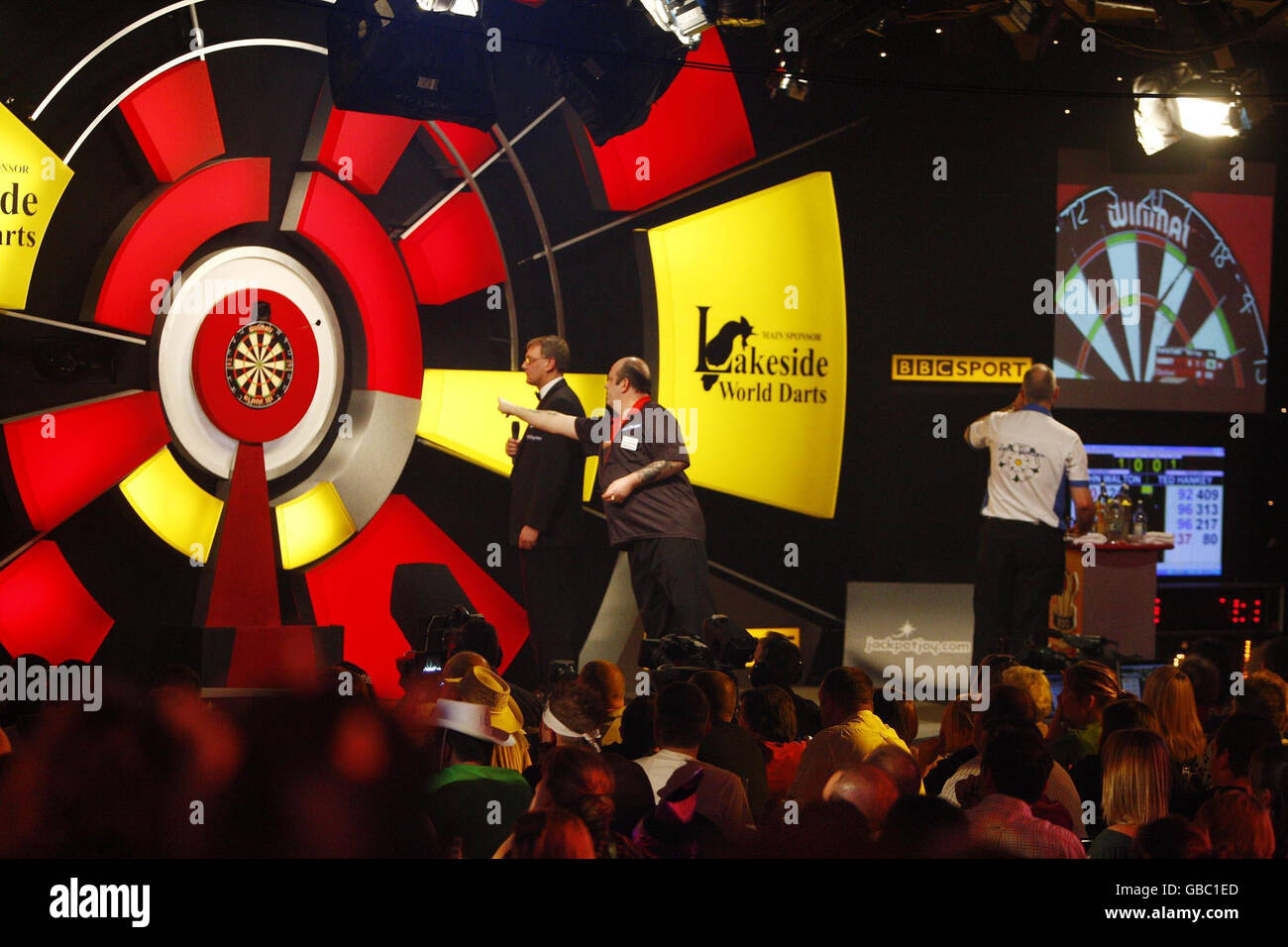 Freccette - Lakeside BDO World Professional Darts Championship - Giorno Sette - Complesso in riva al lago Foto Stock