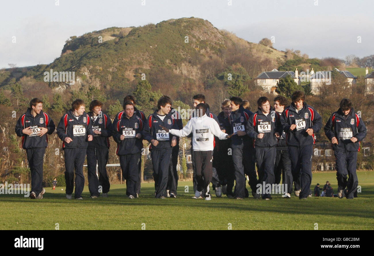 BUPA grande esecuzione di Edimburgo Foto Stock