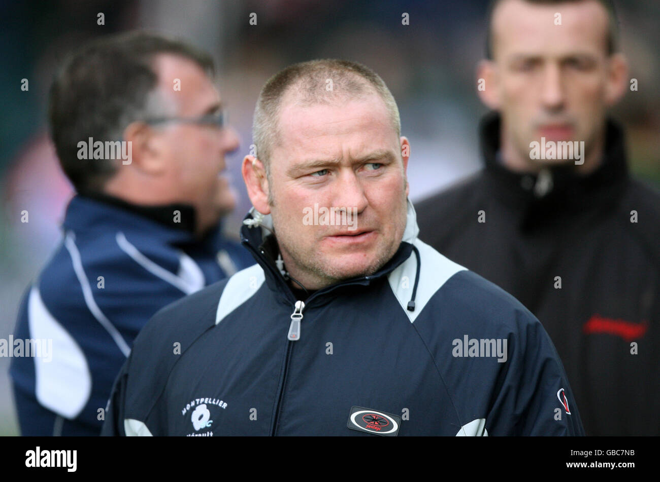 Rugby Union - European Challenge Cup - Pool 2 - Bristol Rugby contro Montpellier - Memorial Ground. Il coach esperto misto Didier Bes di Montpellier Foto Stock