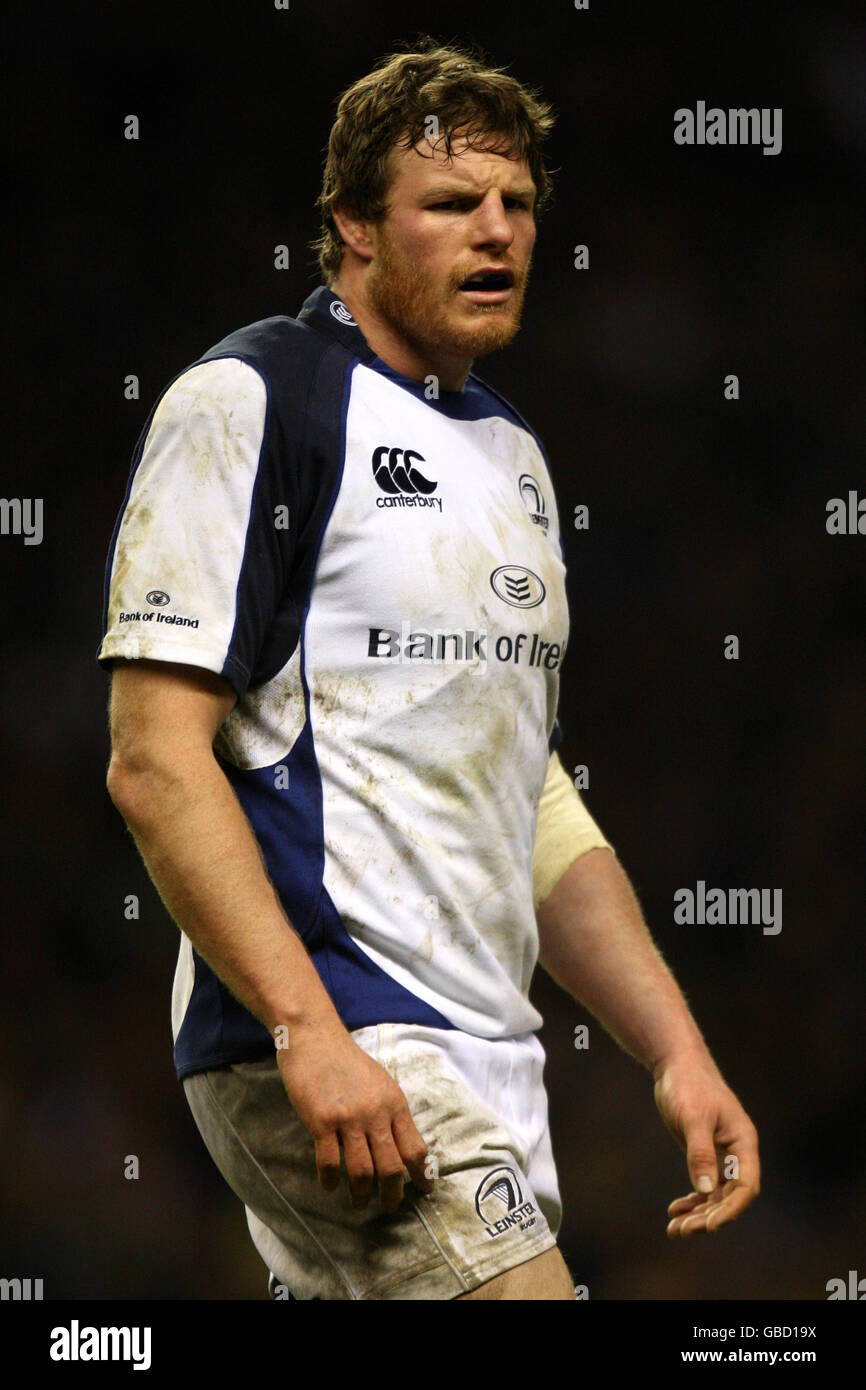 Rugby Union - Heineken Cup - Pool Two - London Wasps v Leinster -  Twickenham Stadium. Malcolm o'Kelly, Leinster Rugby Foto stock - Alamy