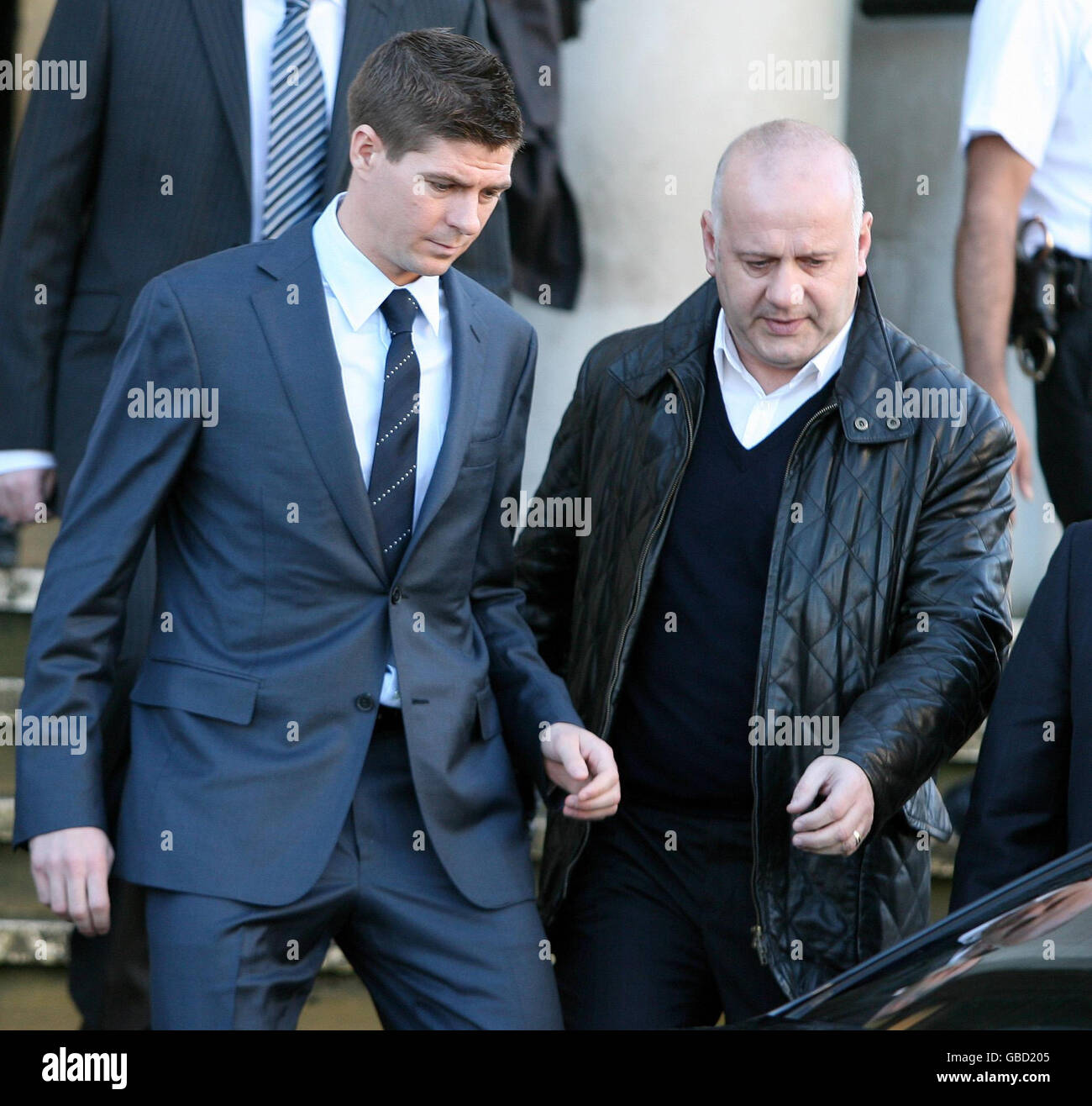 Steven Gerrard causa in tribunale Foto Stock