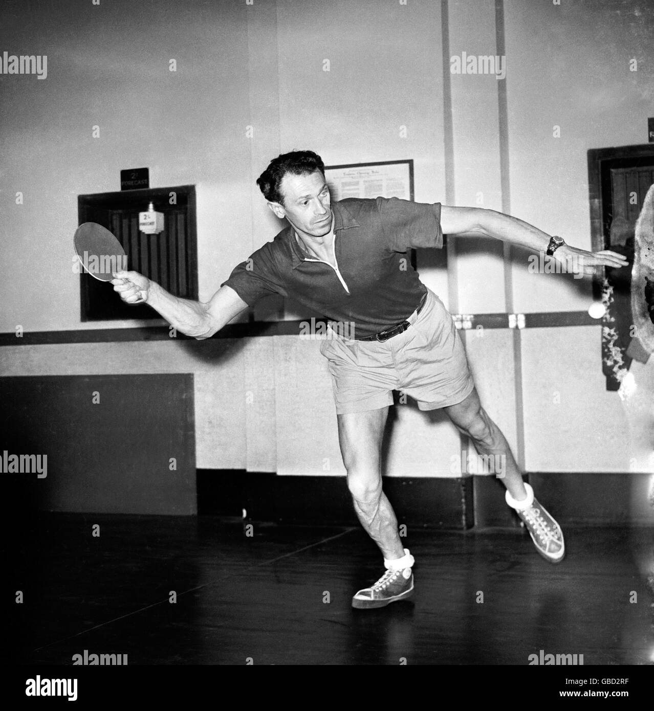 Tennis da tavolo - Campionati Inglesi Open - Wembley. Aloizy 'Alex' Ehrlich Foto Stock