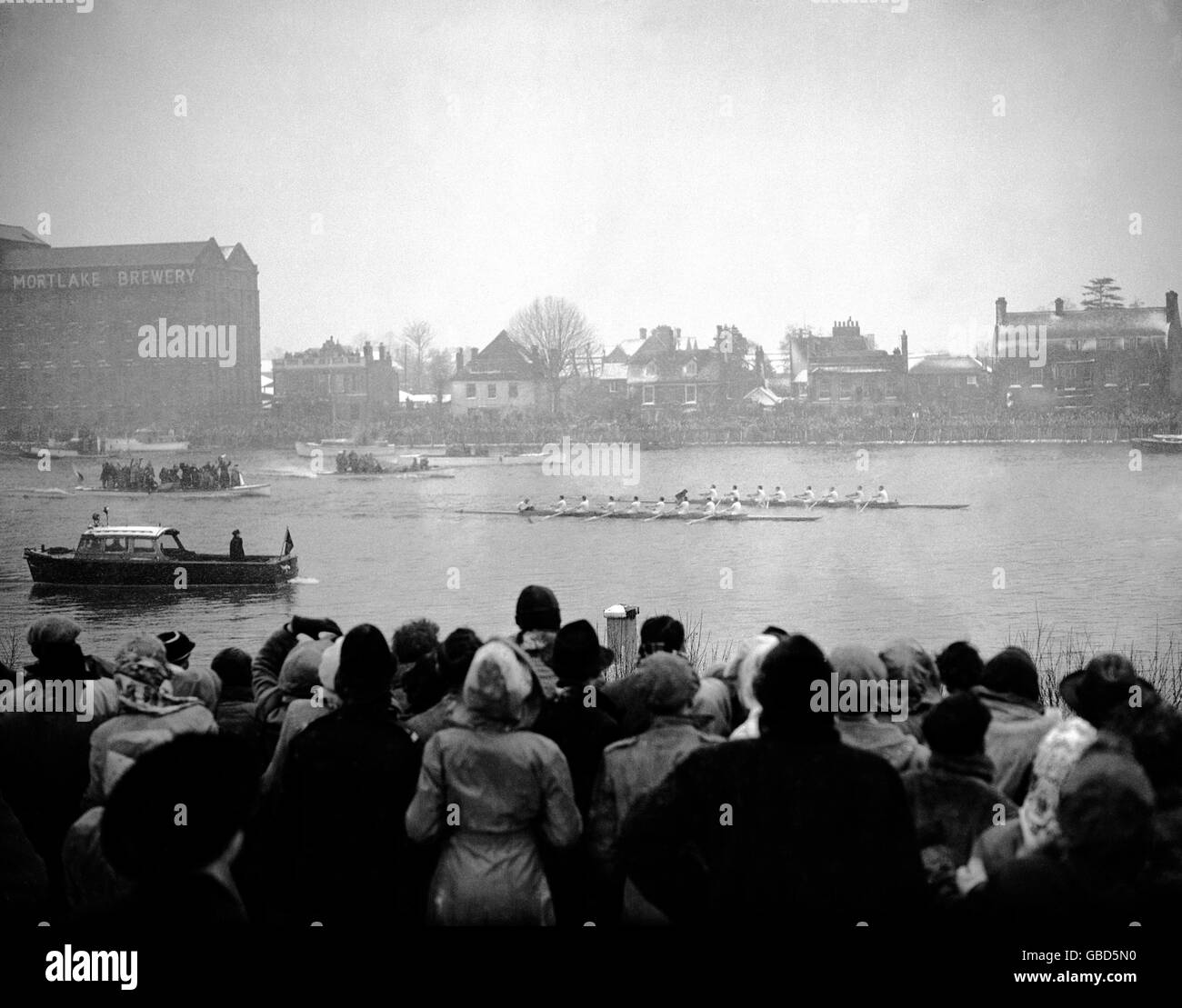 Canottaggio - Il novantottesimo Boat Race - Università di Oxford v Cambridge University Foto Stock