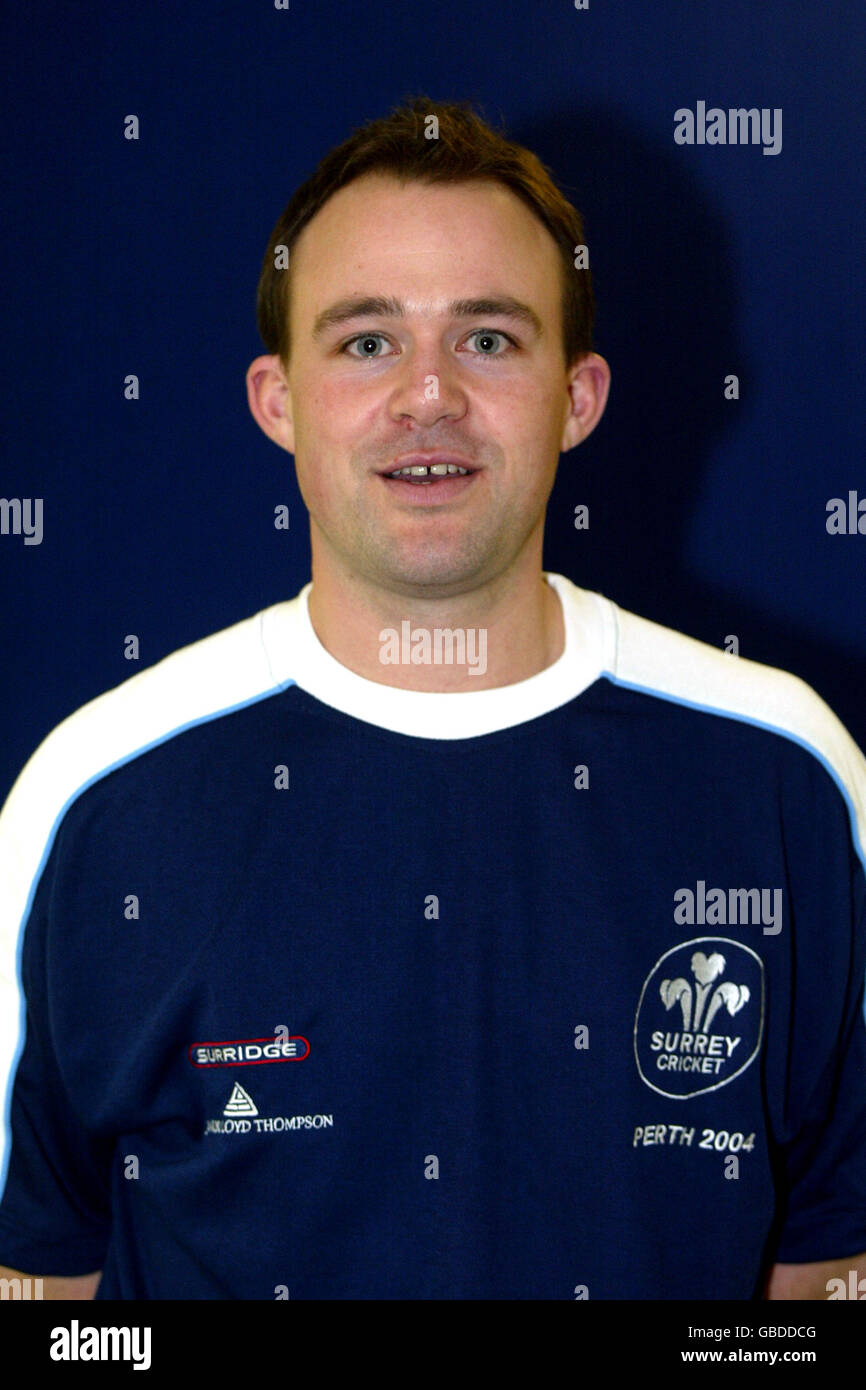 Cricket - Surrey County Cricket Club - Jardine Lloyd Thompson Under 19 lancio del tour. Gavin Franklin, responsabile delle prestazioni del Surrey Foto Stock