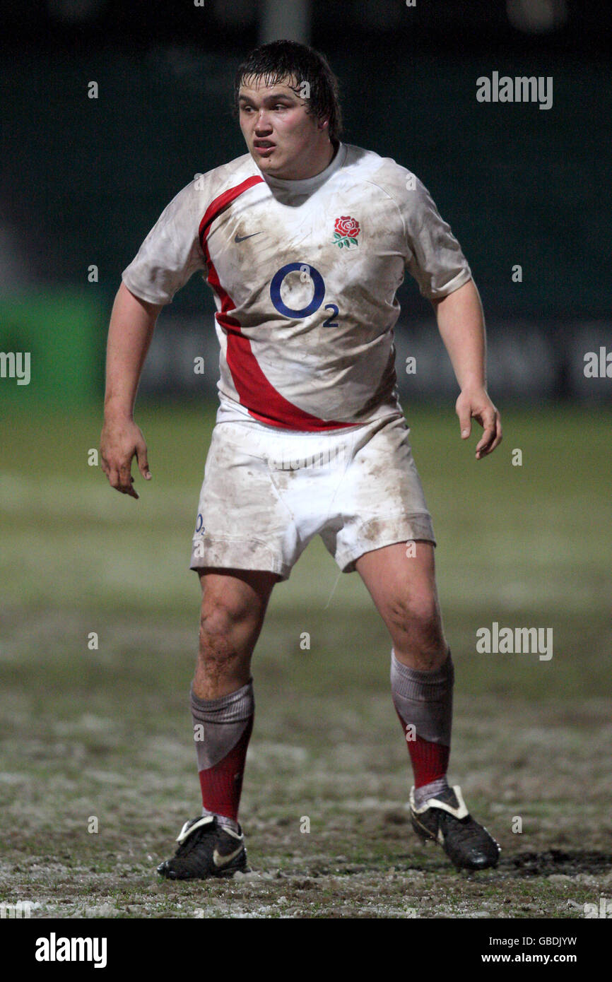 Il Rugby - RBS 6 Nazioni Campionato 2009 - Sotto 20 - Inghilterra v Italia - Sixways Stadium Foto Stock