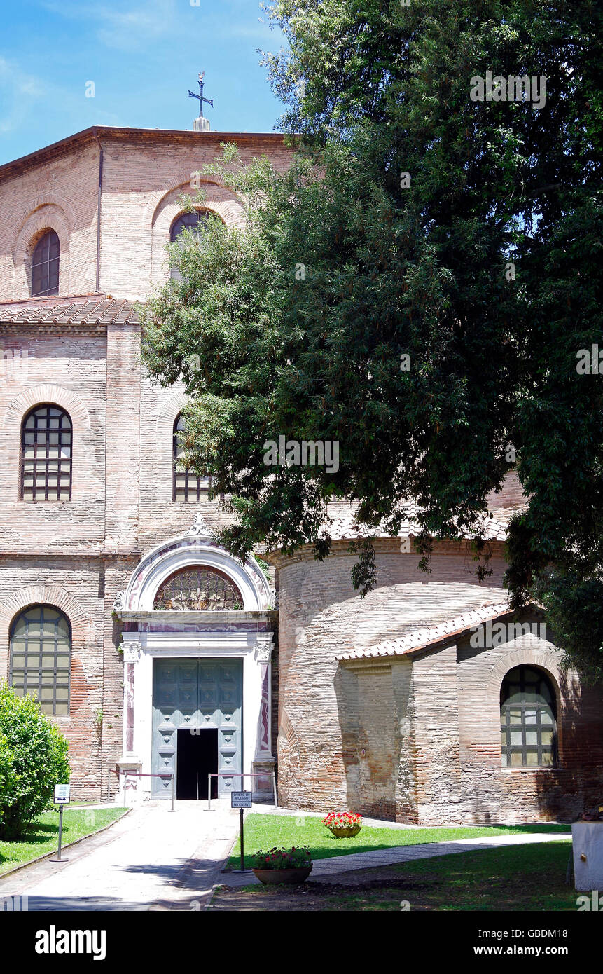 Ravenna, Italia, Basilica di S Vitale, bizantina Foto Stock