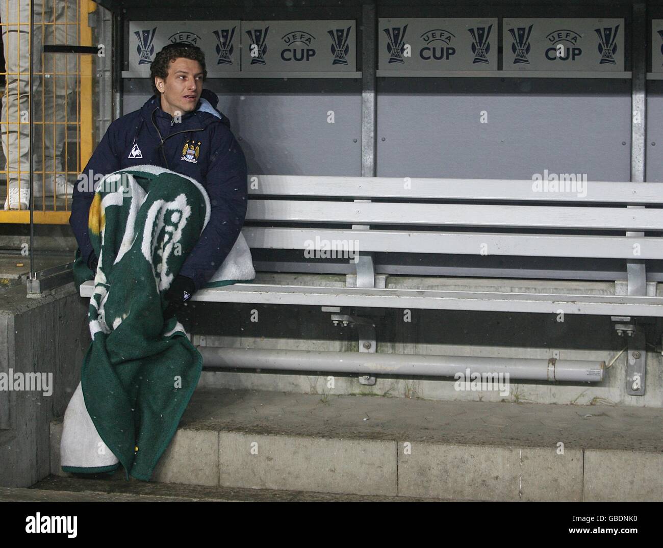 Calcio - Coppa UEFA - Round di 32 - FC Copenhagen V Manchester City - Parken Stadium Foto Stock