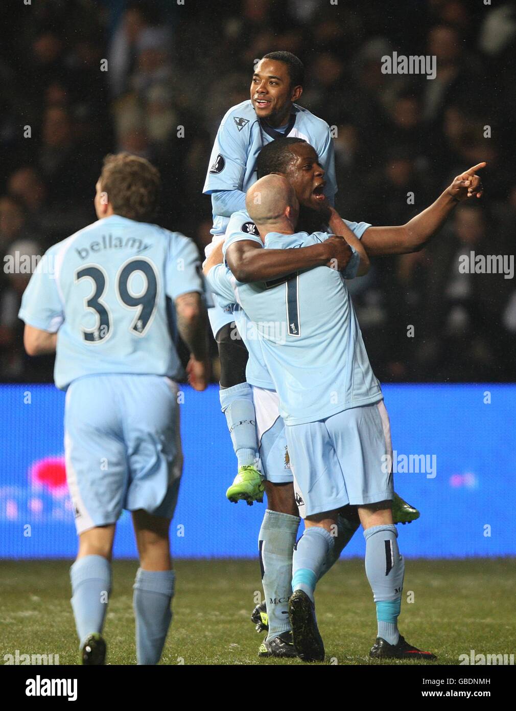 Calcio - Coppa UEFA - Round di 32 - FC Copenhagen V Manchester City - Parken Stadium Foto Stock