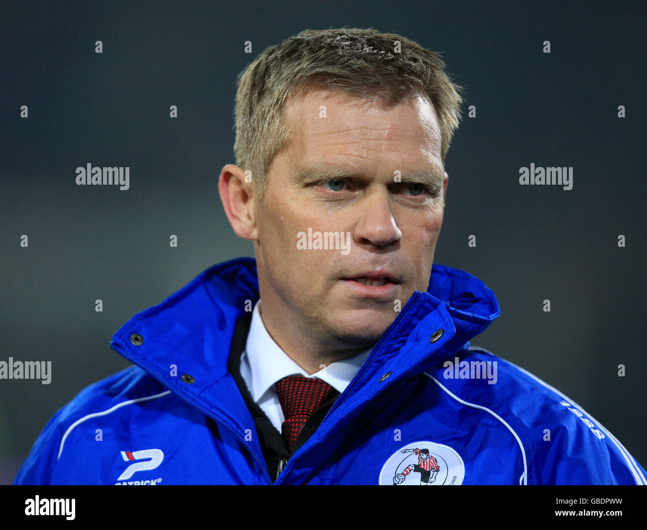 Calcio - Dutch Eredivisie - Feyenoord v Sparta Rotterdam - De Kuip Stadion. Sparta Rotterdam Head Coach Foeke Booy Foto Stock