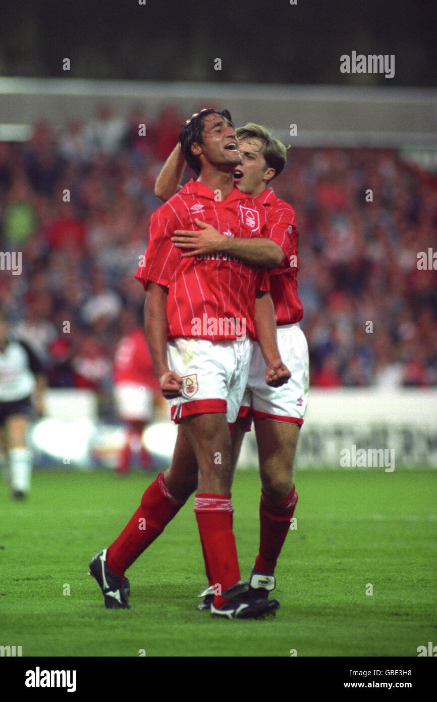 Calcio - Endsleigh League Division One - Nottingham Forest v Derby County - la massa della città Foto Stock