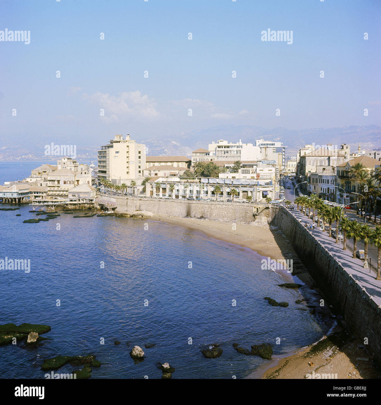 Geografia / viaggio, Libano, Beirut, vista al porto, anni '70, diritti aggiuntivi-clearences-non disponibile Foto Stock