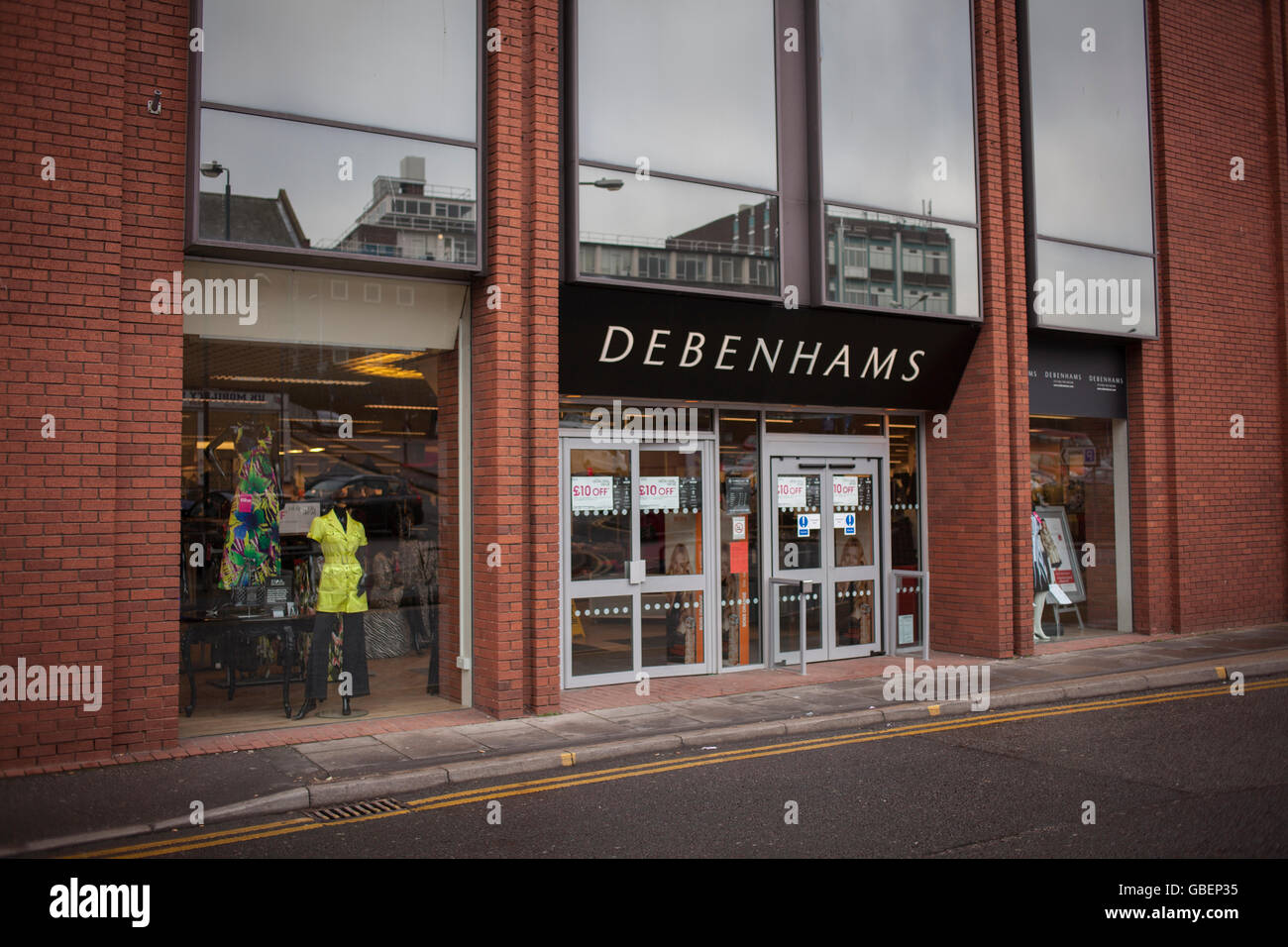 Negozio Debenhams, Chatham, Kent Foto Stock