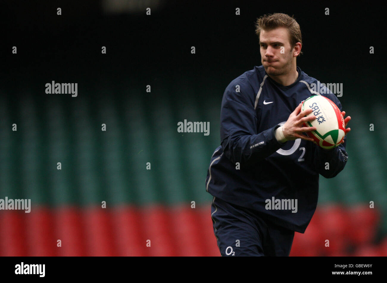 Rugby Union - Inghilterra sessione di formazione - Millennium Stadium Foto Stock