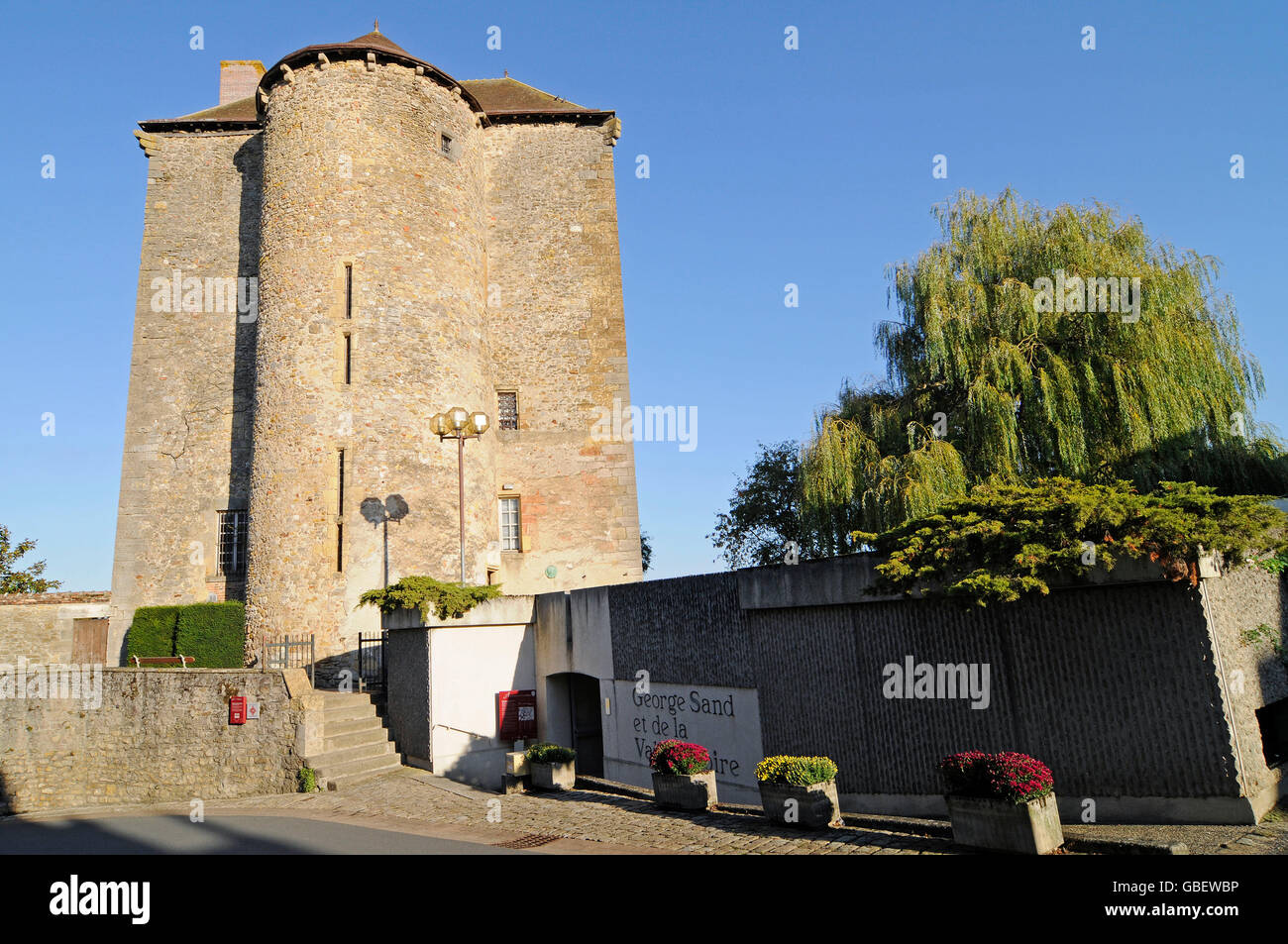 George Sand Museum, La Chatre, Chateauroux, Indre Centre, in Francia Foto Stock