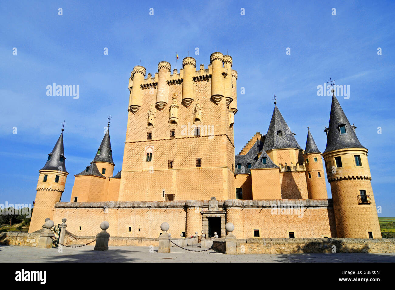 Alcazar of Segovia, Castello, museo, Segovia Castiglia e Leon, Spagna / Castilla y Leon Foto Stock