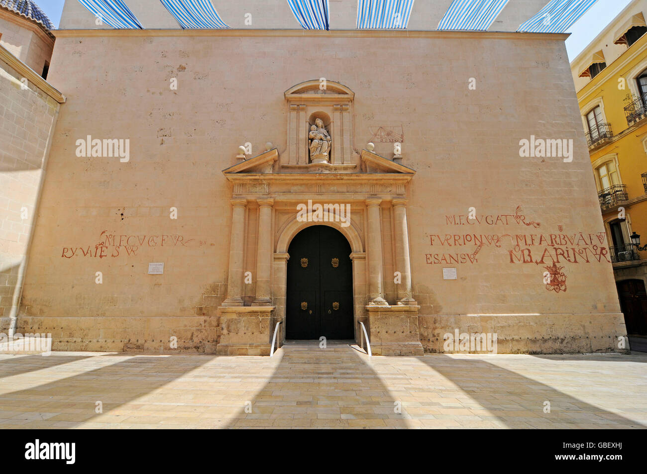 Concattedrale de San Nicolas de Bari, chiesa, Alicante, Spagna Foto Stock