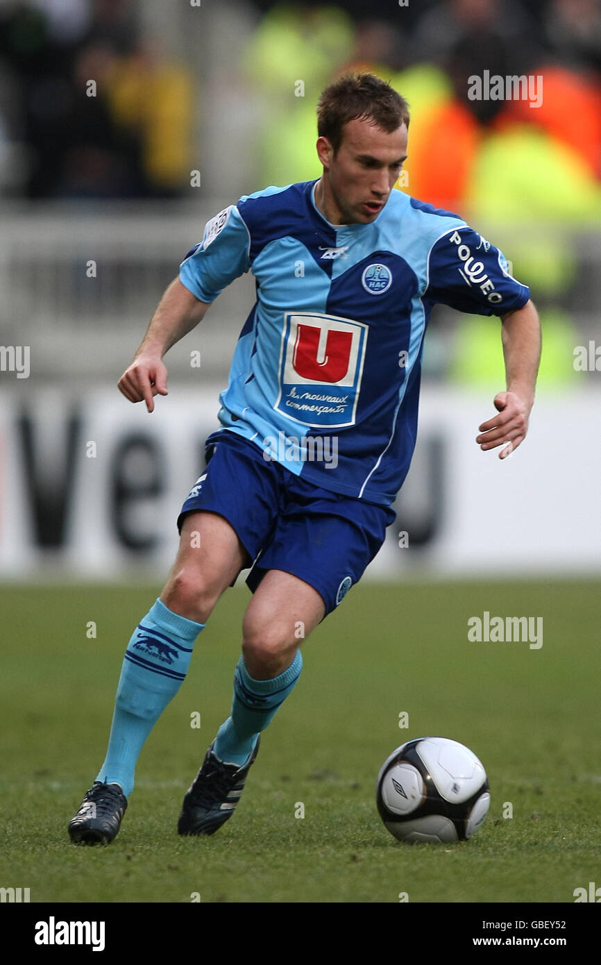 Soccer - Francese Premiere Division - Lyon v Le Havre AC - Municipal de Gerland Foto Stock