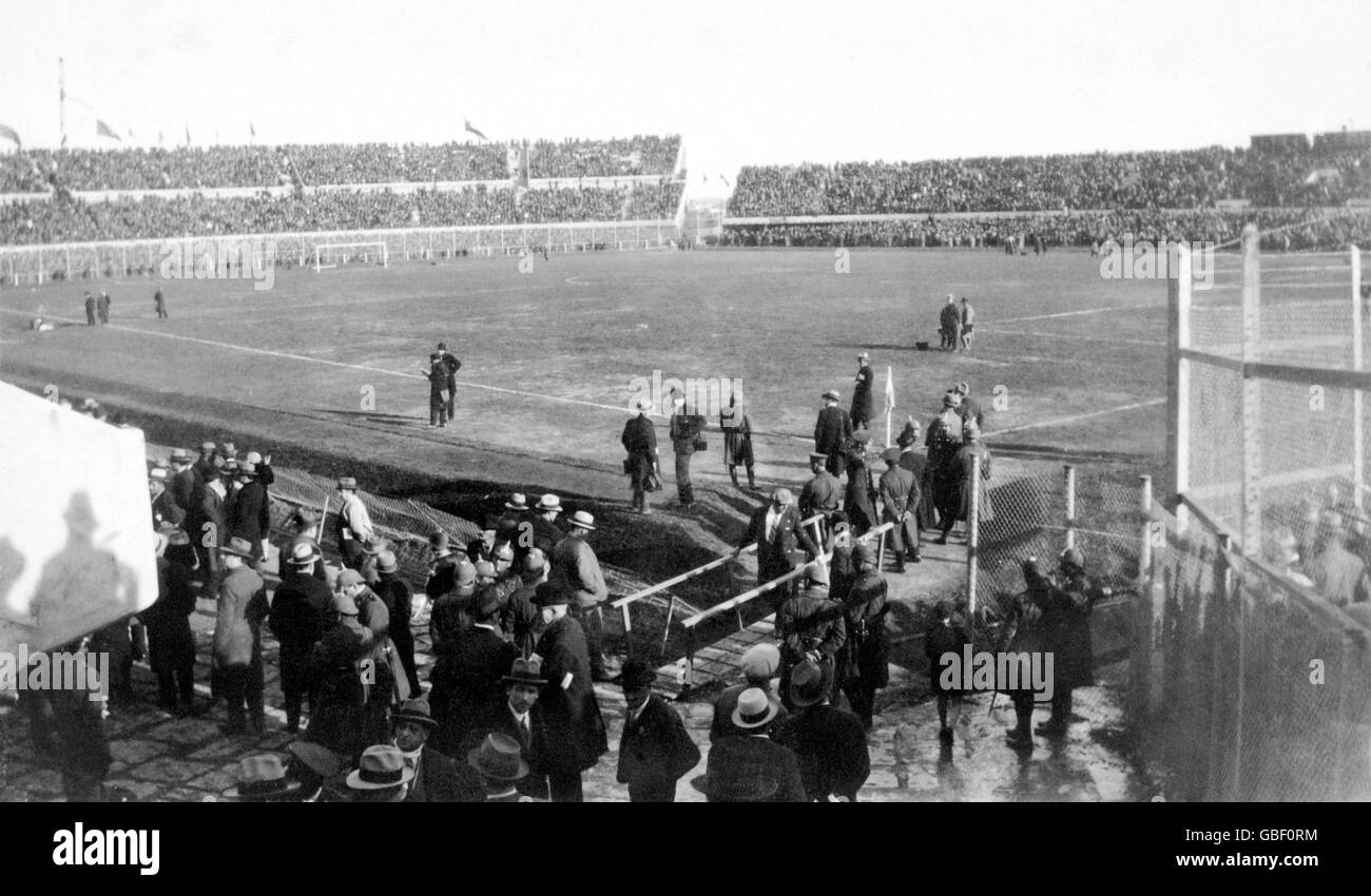 Calcio - Coppa del Mondo Uruguay 1930 - finale - Uruguay e Argentina Foto Stock